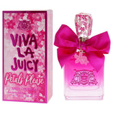 Juicy Couture Viva La Juicy Petals Please Eau de Parfum spray for women, featuring floral fragrance in a decorative bottle.