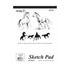 Farmacias Savia Libreta Sketch Pad Simply A+ 9x12 inches with 30 sheets, ideal for school sketching and drawing projects.