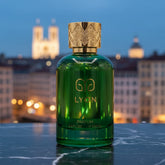 Unisex Missimi Paris Lyon Eau de Parfum spray in a 3.4oz bottle, featuring elegant perfume packaging.