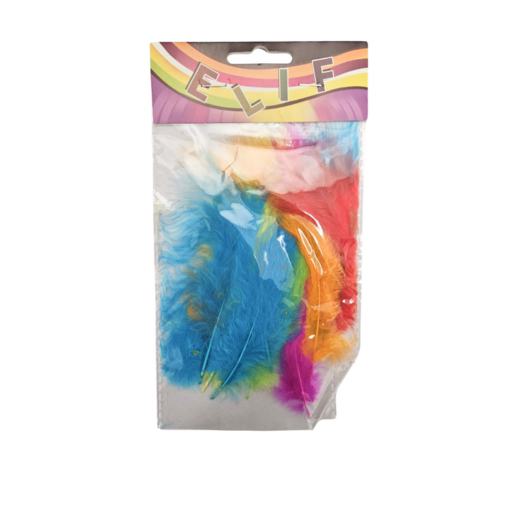 Assorted school craft supplies including paper, scissors, and glue in a colorful set for children&