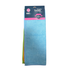 Set of three microfiber cleaning towels from Farmacias Savia, soft and absorbent for effective surface cleaning.