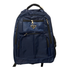 Medium navy blue school backpack from Farmacias Savia with adjustable straps and multiple compartments.
