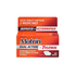 Box of Motrin and Tylenol dual action pain relief tablets with 20 capsules, showing the product packaging and label.