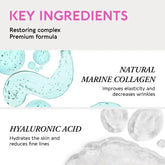 Maree eye patches for puffy eyes, featuring hydrating and soothing gel formula, visible in a sleek package with two patches.