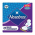 Nosotras Maxi Overnight Pads in a 28-unit pack, soft toallas designed for overnight protection and comfort.