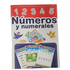 Illustration of numbers and numerals for Level 1 educational material by Farmacias Savia, featuring colorful number and numeral cards.