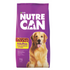 Adult dog food Nutre Can by Farmacias Savia, 4.4 lb, showing the can&