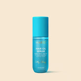 Maree keratin oil serum bottle for smooth, shiny hair, displayed on a clean background with a sleek design.