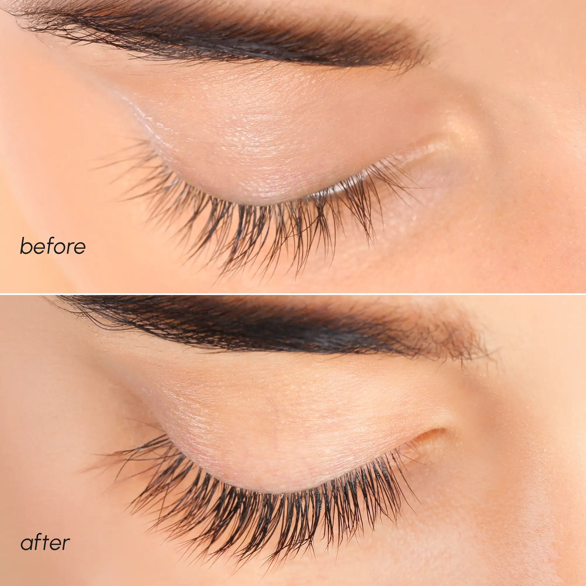 Maree lash and brow growth serum bottle with applicator brush for fuller-looking lashes and brows.