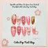 Nezuko Almond Anime Press-On Nail Set