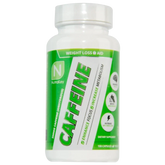NutraKey Caffeine 200mg pre-workout capsules from PoorBoySupplements.com, 100 softgel capsules for energy and focus.
