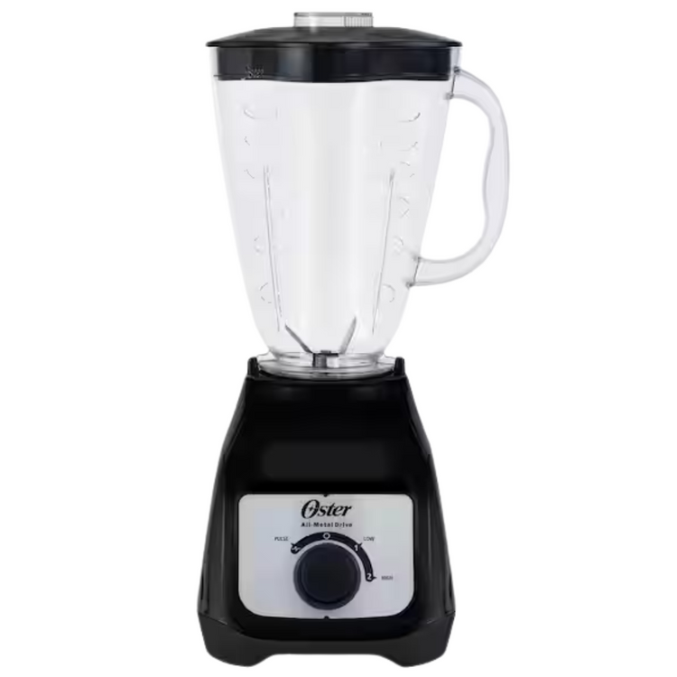 OSTER 5-cup plastic jar blender for smoothies and drinks, durable kitchen appliance in enseres y electrónicas category