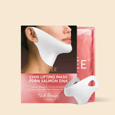 Maree PDRN V-line Lifting Mask applied to face, showing a close-up of the skincare mask on skin for facial rejuvenation.