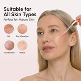 Maree Firming & Renewing PDRN Serum bottle, anti-aging glow booster, with dropper applicator on a white background.
