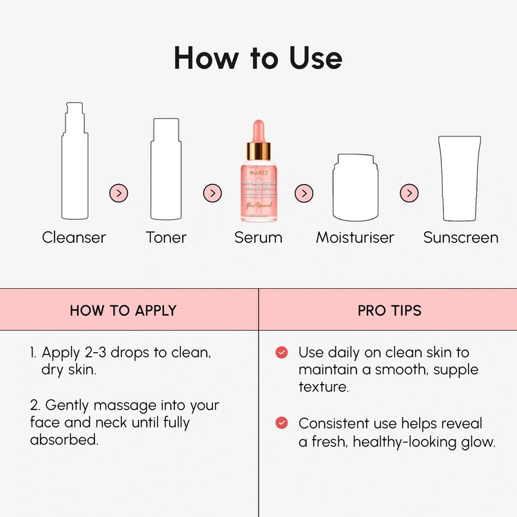 Maree Firming & Renewing PDRN Serum bottle, anti-aging glow booster for skin rejuvenation and firming.