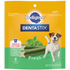 Pedigree Dentastix Fresh Mini dog treats in 5 oz package, dental chews for oral health, by Farmacias Savia.