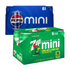 Six-pack of 7.5 oz Pepsi and 7up sodas from Farmacias Savia, featuring colorful cans in a pack of six.