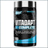 Nutrex Vitadapt Complete vitamins and herbs supplement in a bottle with 90 capsules for overall wellness and immune support.