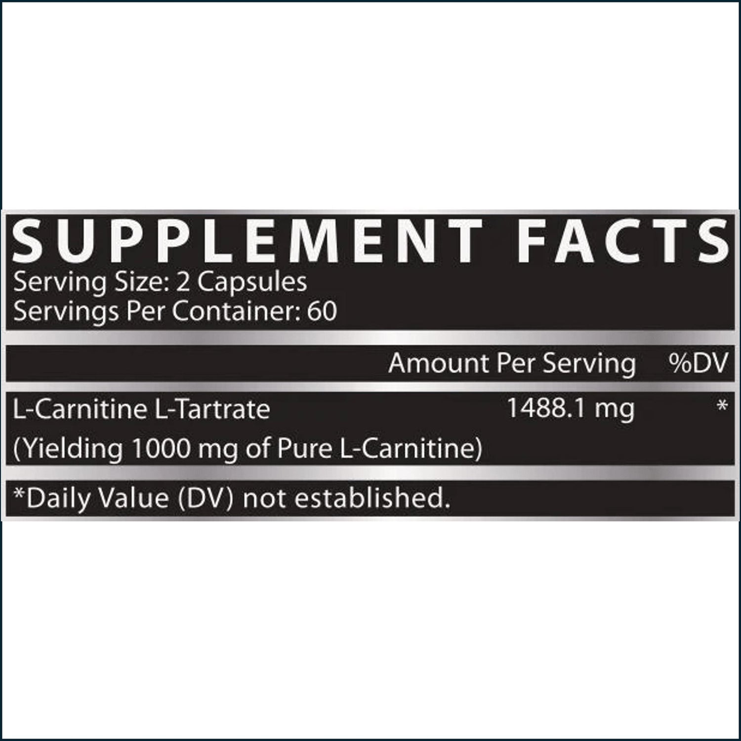 Nutrex L-Carnitine 1000 weight loss capsules in a bottle, designed to support fat metabolism and energy, by PoorBoySupplements.com
