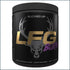 Bucked Up LFG Burn thermogenic pre-workout powder in a container, 30 servings, by PoorBoySupplements.com, with scoop and label visible.