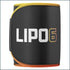 Nutrex LIPO-6 waist trimmer sweat belt for weight loss, shown in black with adjustable strap and ergonomic design.