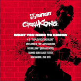Mutant Creakong creatine powder by PoorBoySupplements, 75 servings, Kre-Alkalyn formulation in a resealable container.