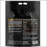 Nutrex Mass Infusion weight gainer supplement in 12lb bag, featuring 19 servings, with chocolate flavor and muscular physique on label.