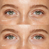 Pink Maree eye patches for puffy eyes, showing soft pink gel patches designed to reduce puffiness and refresh the eye area.