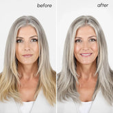 Maree purple hair mask for blonde hair, tone enhancing deep conditioning treatment in a jar with purple formula.