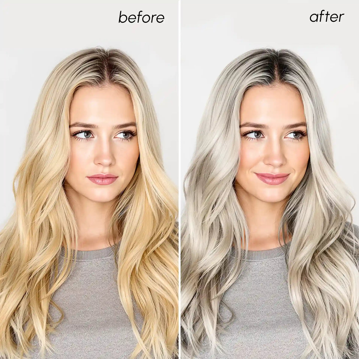 Maree purple hair mask for blonde hair, tone enhancing hair care treatment in a jar, with creamy texture and vibrant purple color.