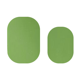 Limey Green nail strips by Cutie Pop Nail Shop, showcasing vibrant lime green color and stylish adhesive nail designs.
