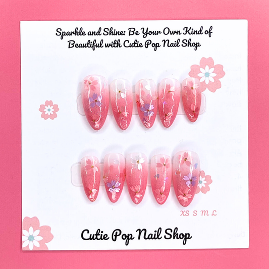 Sakura Blush Press-Ons