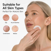 Maree Glycolic and Salicylic Acid Peel Pads for smooth, clear skin, showing the product packaging and pads in a container