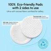 Maree glycolic and salicylic acid peel pads for clear, smooth skin, shown in a close-up image of the product pads.