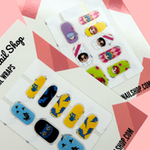 Derpy Tiger Kdph Cute Nail Wraps