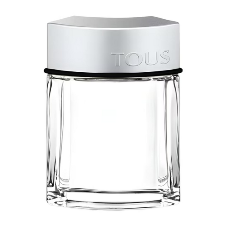 Farmacias Savia Tous Man Eau de Toilette 3.4 oz perfume bottle with sleek design and brand logo visible.
