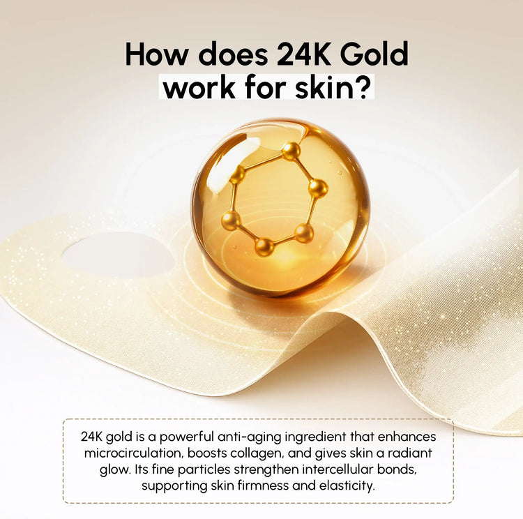 Set of 20 Maree 24K Gold V-Line Lifting Masks, thin sheet masks with gold infusion for facial lifting and skin rejuvenation.