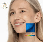 Set of five 24K gold V-line lifting masks by Maree, featuring gold-infused skincare for firming and contouring.