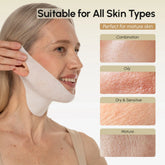 Maree 24K gold V-Line lifting mask set with 20 sheets, designed to contour and tighten the jawline and face.