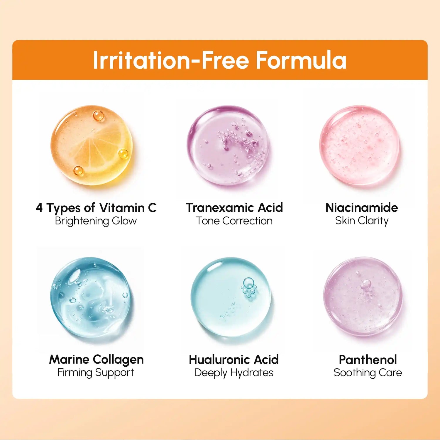 Maree Dark Spot Fading Vitamin C Pads with brightening serum in a jar, showing the textured pads and fresh citrus slices.