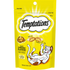 Whiskas Temptations Chicken cat food snack in a 3 oz package, featuring tender chicken treats for cats.