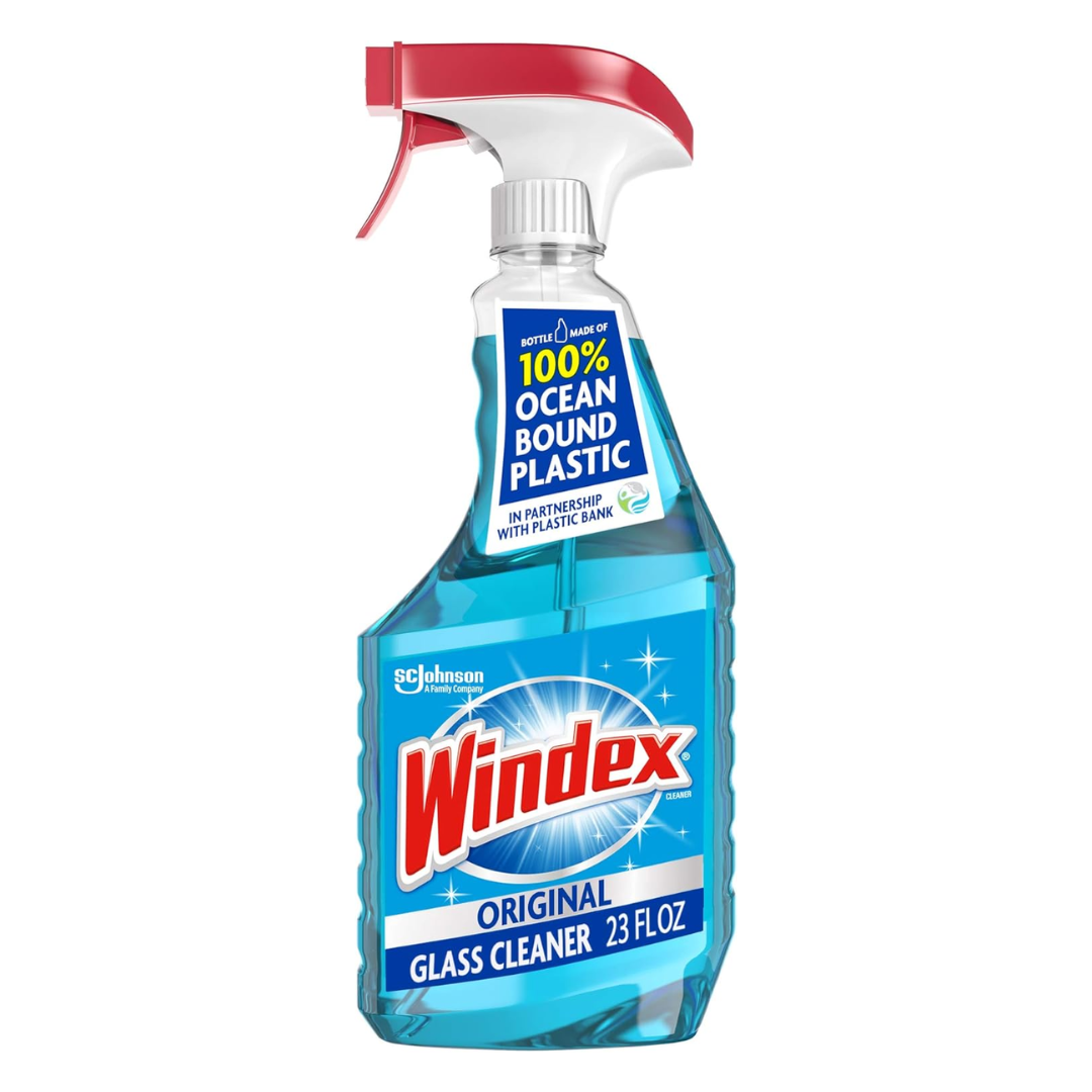 Farmacias Savia Windex Original Glass & Surface Cleaner 23 oz bottle for cleaning windows and surfaces.