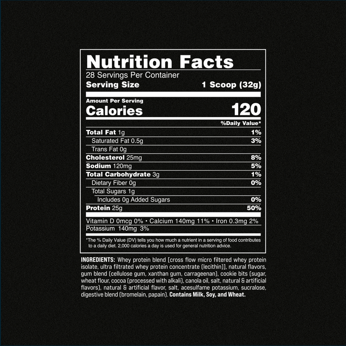 PoorBoySupplements Animal Isolate Loaded Whey Protein 2lbs in Frosted Cinnamon Bun flavor with nutritional panel visible.