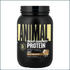 Frosted Cinnamon Bun Animal Isolate Loaded Whey Protein 2lbs container from PoorBoySupplements.com, with label and product details visible.