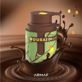 Armaf Odyssey Dubai Chocolate Gourmand Edition unisex perfume spray 3.4 oz with elegant packaging and dark fragrance bottle