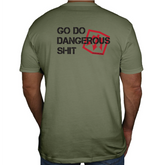Black Mask Divers GDDS shirt in black, featuring a relaxed fit with the brand logo on the front.