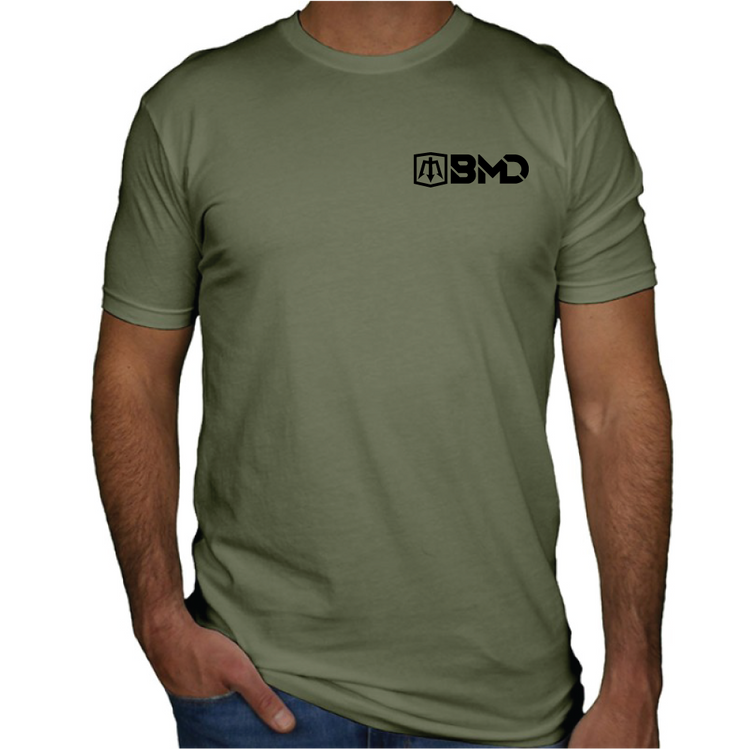 Black Mask Divers GDDS shirt in black, featuring a casual fit and logo design, displayed on a plain background.