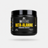 BlackLabel Supplements BETA-ALANINE powder container showing the product label and branding.
