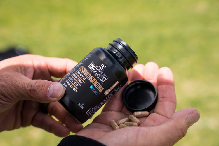 BlackLabel Supplements Health & Wellness Stack featuring various supplement bottles for overall health and wellness.