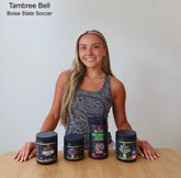 BlackLabel Supplements Favorites Stack with mixed berry and sour apple lime flavors, featuring assorted supplement packets and flavor labels.